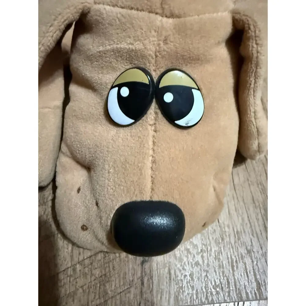 Vintage 1985 Tonka Pound Puppies Plush Dog Original Collar Korea 80s